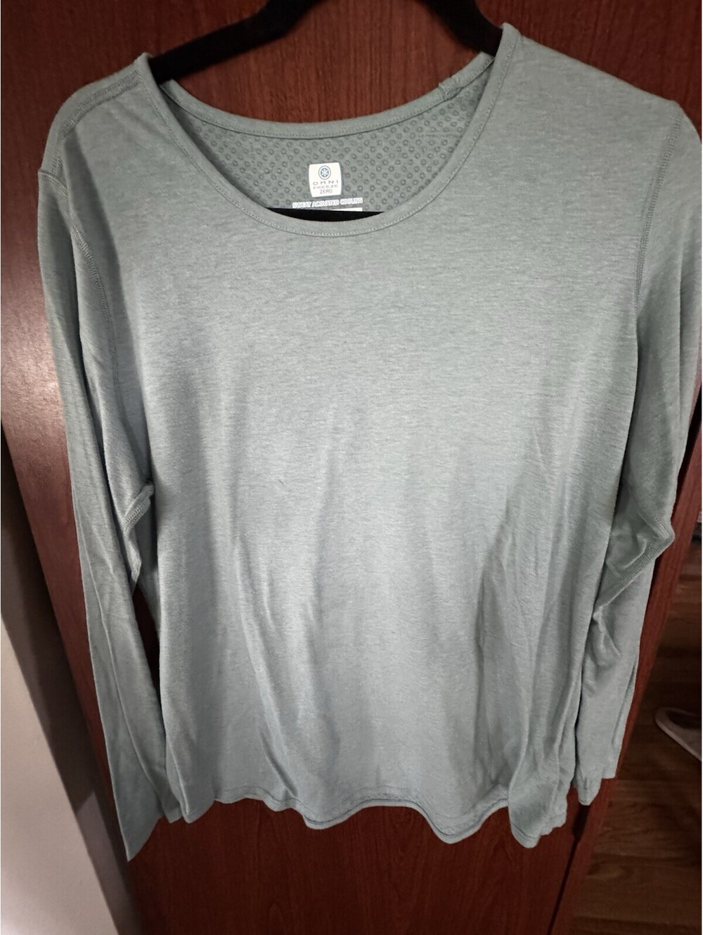 Columbia Omni Freeze Zero Womens XL Seafoam Green Long Sleeve Cooling Active